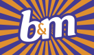b and m logo